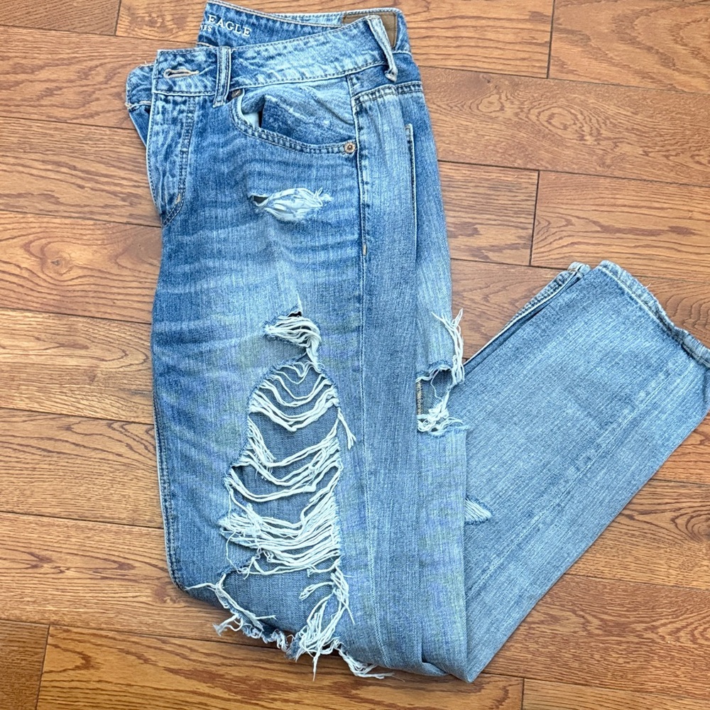 American Eagle Outfitters Blue Boyfriend Jeans